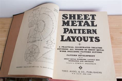 sheet metal flat pattern book|sheet metal cut pattern book.